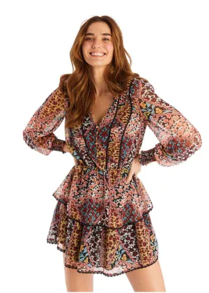 Allison Sammy Dress- Floral Patchwork ***FINAL SALE***