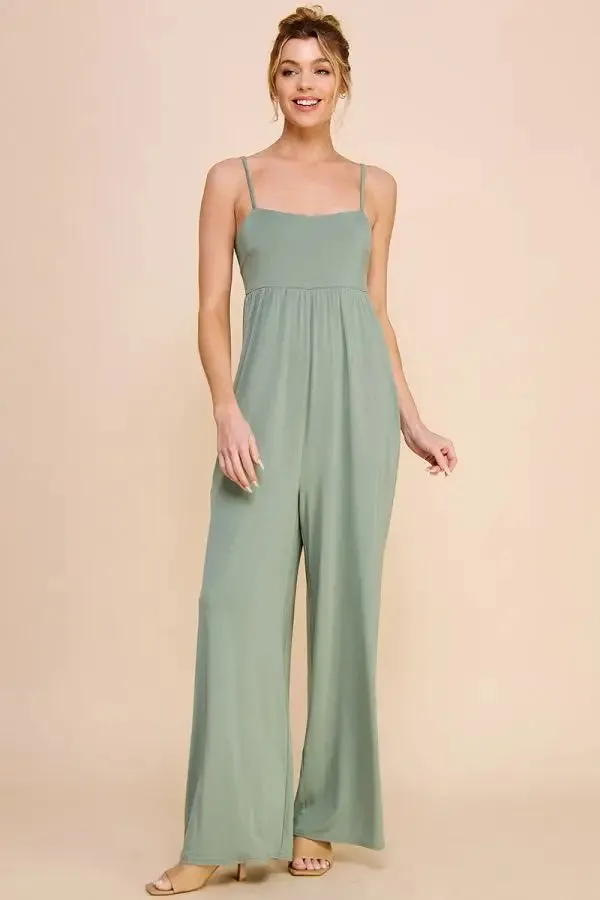 BABYDOLL WIDE LEG JUMPSUIT