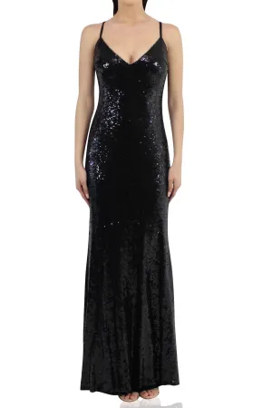 Black Dress With Sequence