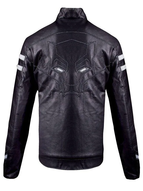 Black Panther Chadwick Boseman Leather Jacket