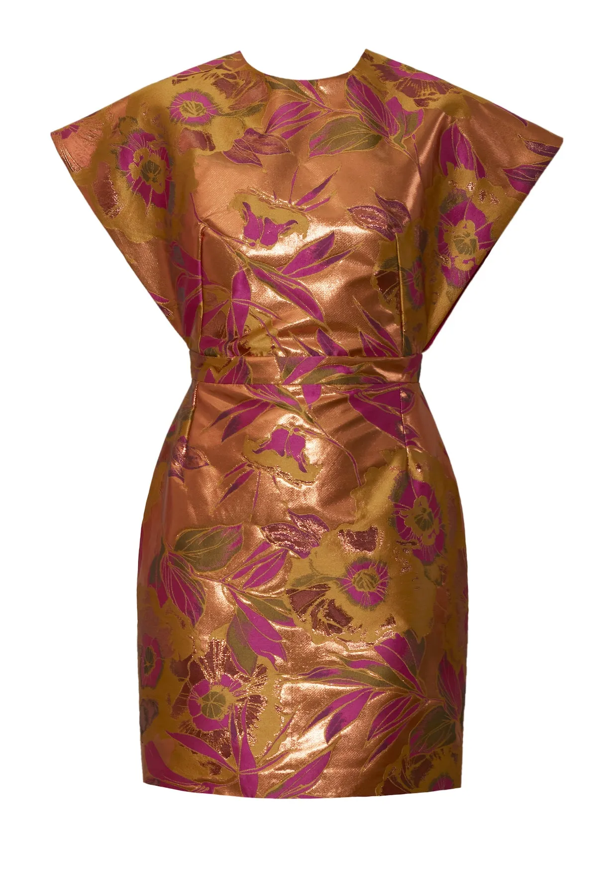 CALI pink gold kimono top dress