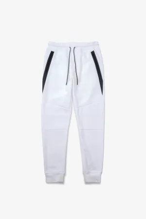 Diagonal Heat Seal Fleece Jogger Pants