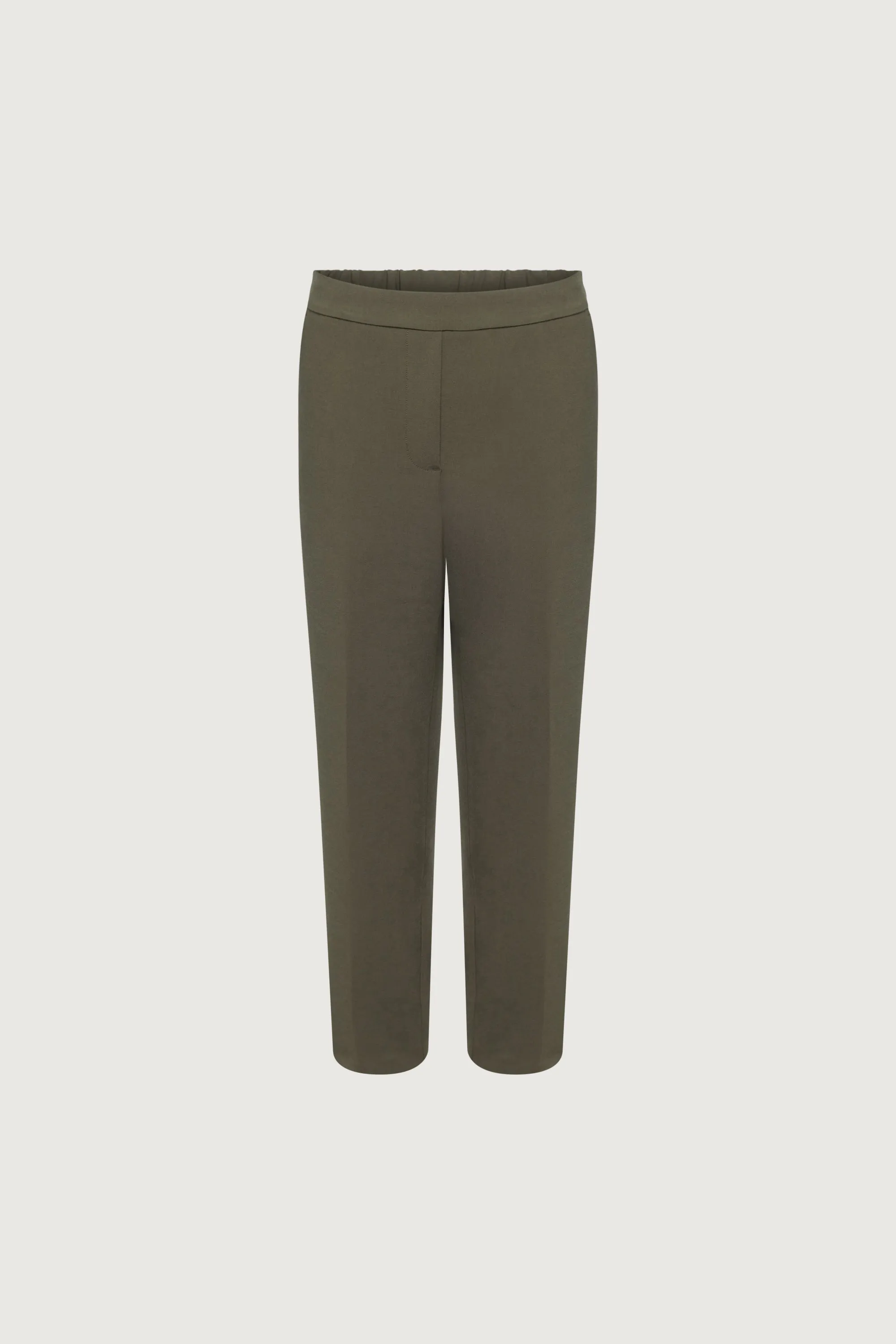 ELASTIC WAIST TAPERED PANT