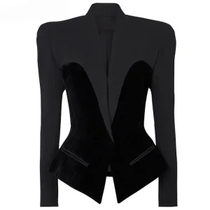 Experience The Elegance Velvet Blazer