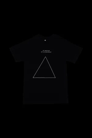 Higher Standards T-Shirt - Embroidered Triangle
