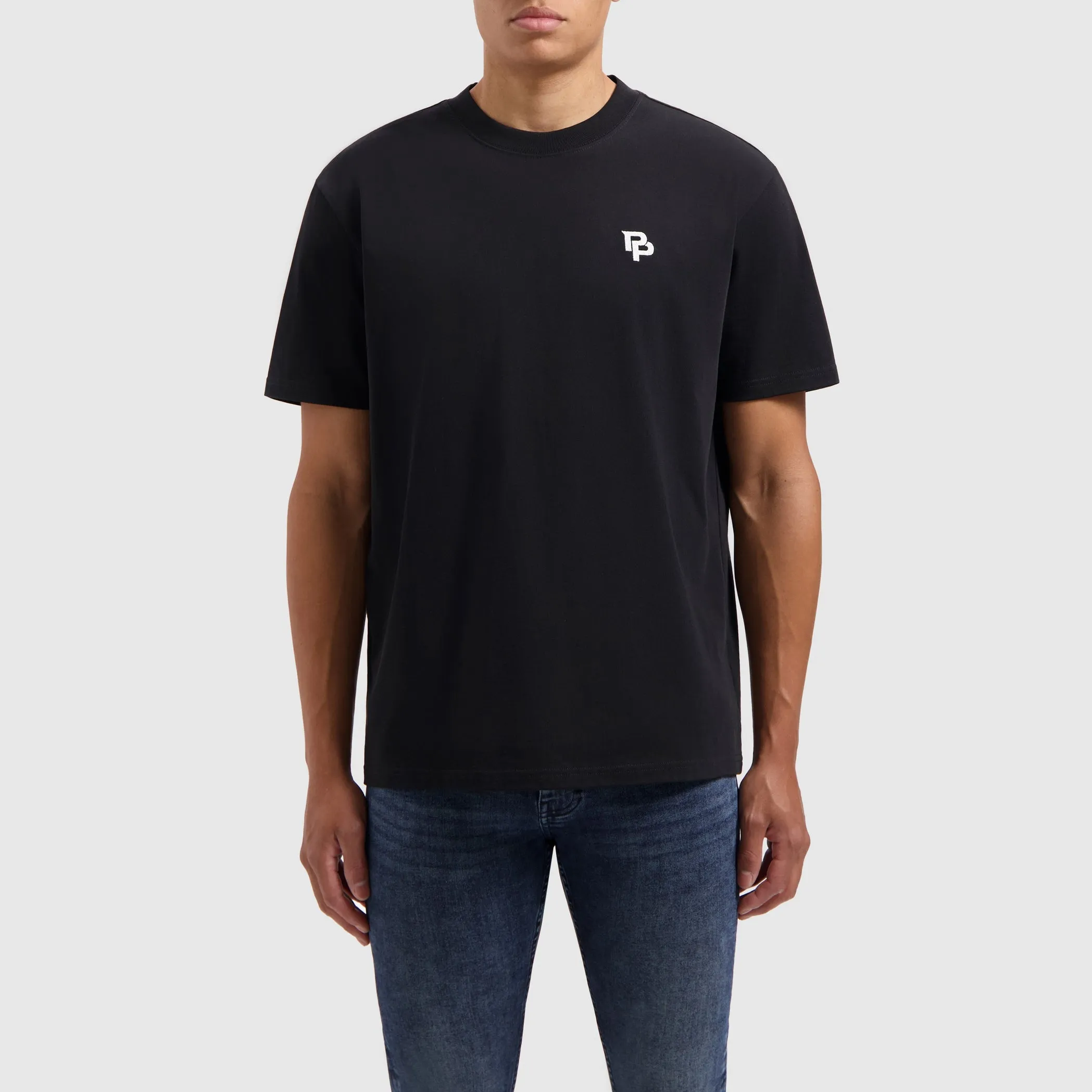 Initials T-shirt | Black