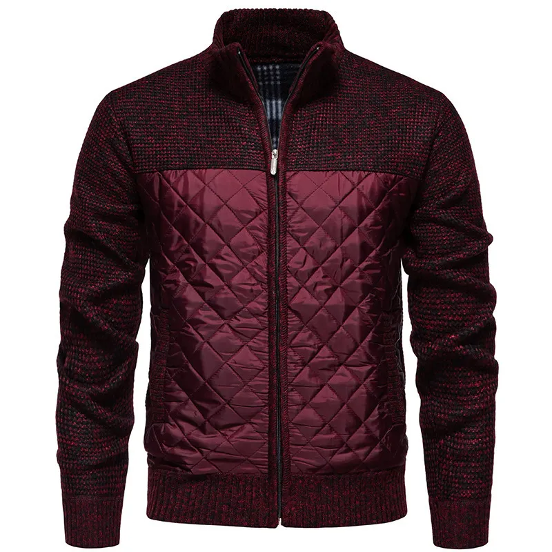 Jack Washington Padded Zipper Cardigan