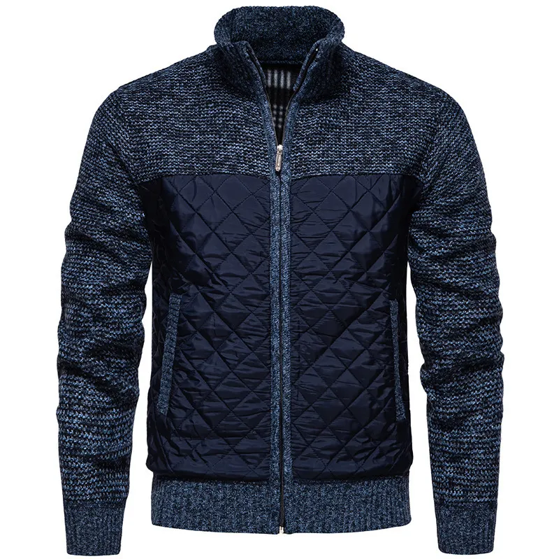 Jack Washington Padded Zipper Cardigan