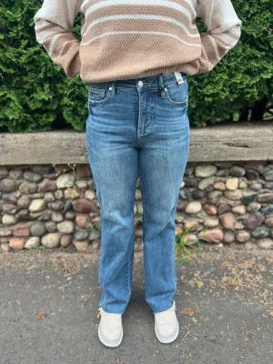 Judy Blue Mid Rise Vintage Straight Jean