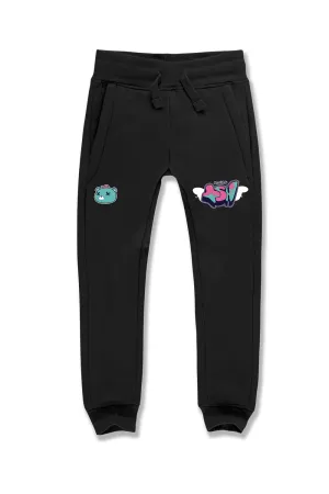 Kids OG Plush Jogger Sweatpants (Black)