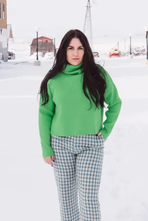 Limon Long Sleeve Turtleneck Knit Sweater