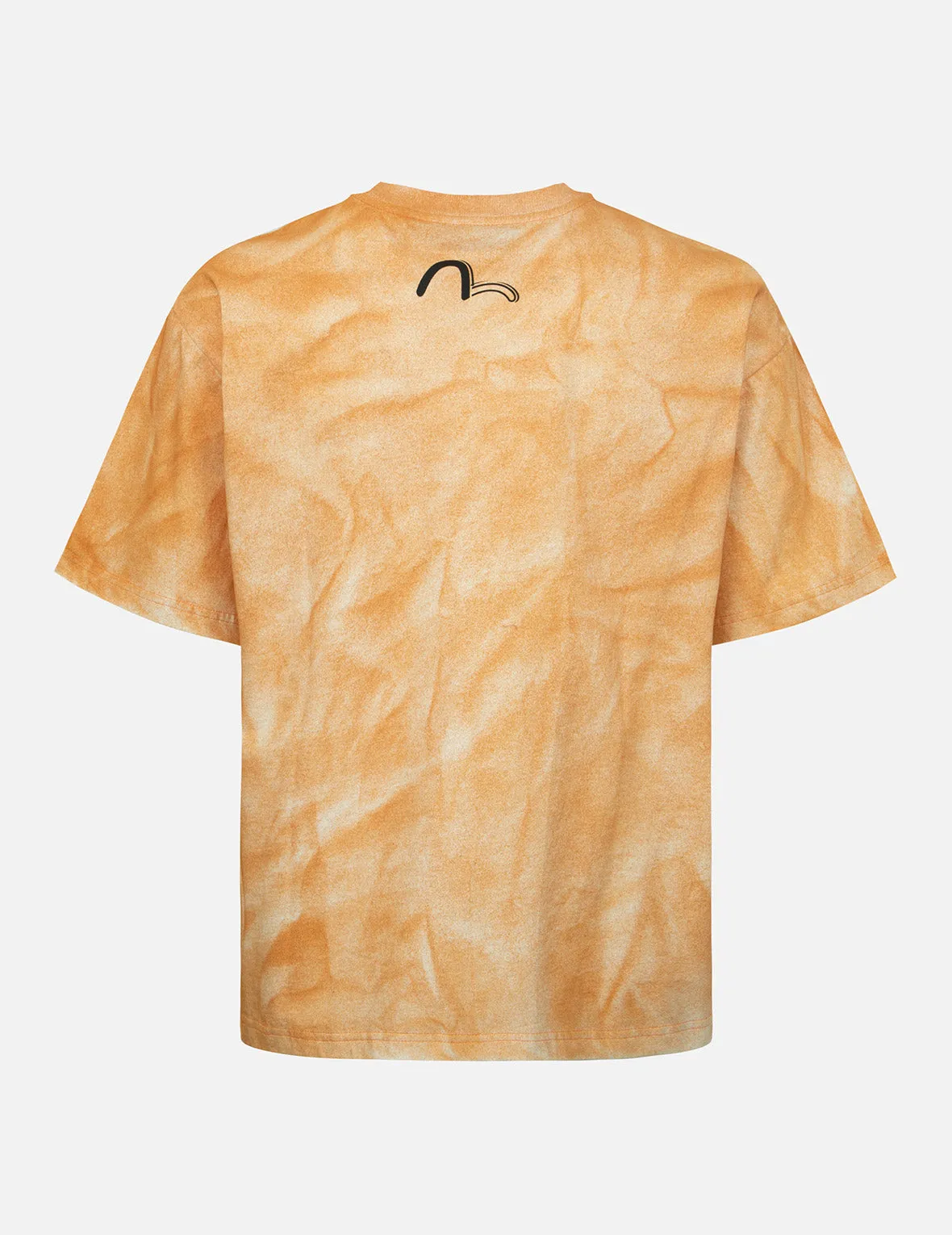 Logo and Seagull Print Two-Tone T-Shirt