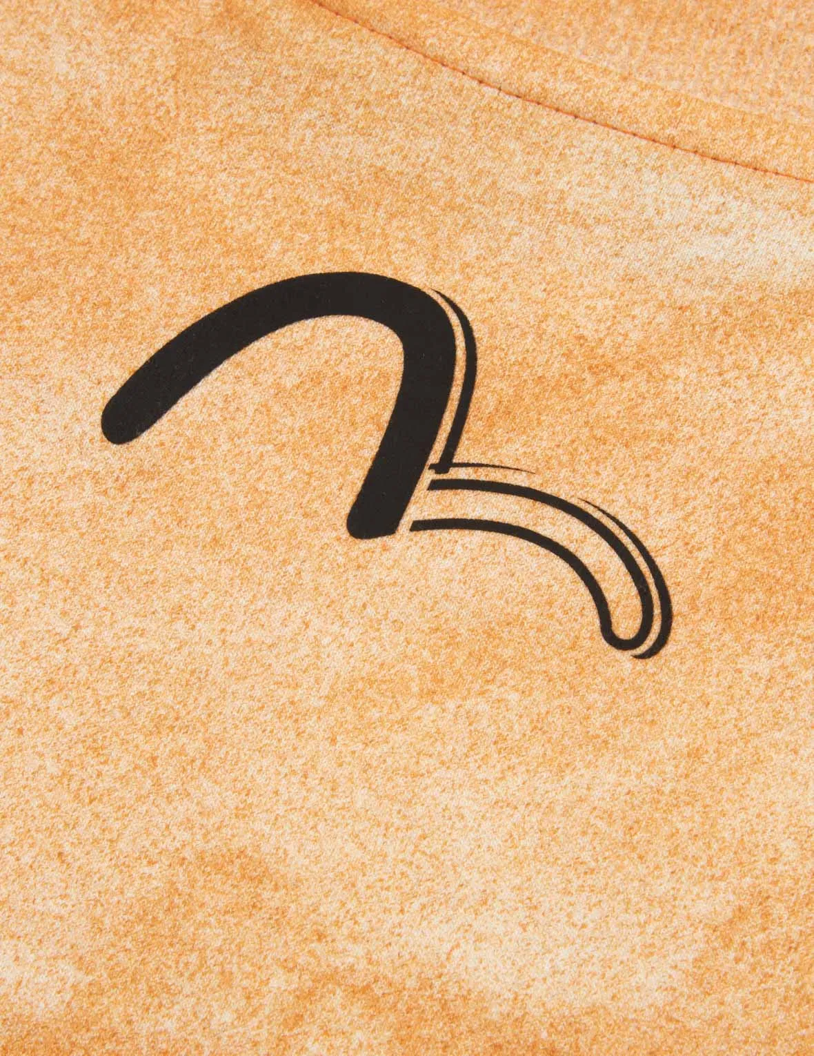Logo and Seagull Print Two-Tone T-Shirt