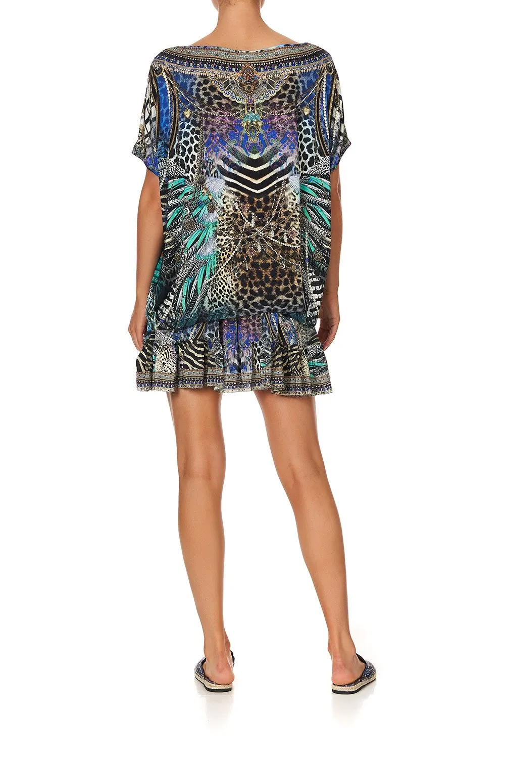 LOOSE FIT ROUND NECK TEE ANIMAL ARMY
