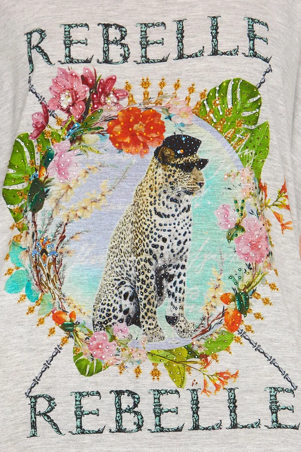 LOOSE FIT ROUND NECK TEE CHAMPAGNE COAST