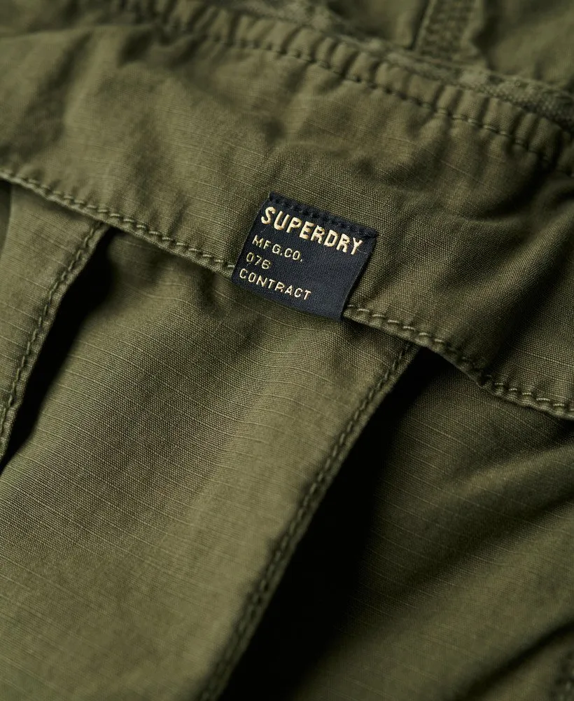 Low Rise Para Cargo - Olive Night Green