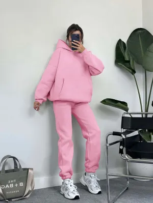 Matching Hoodie and Jogger Loungewear Tracksuit Set