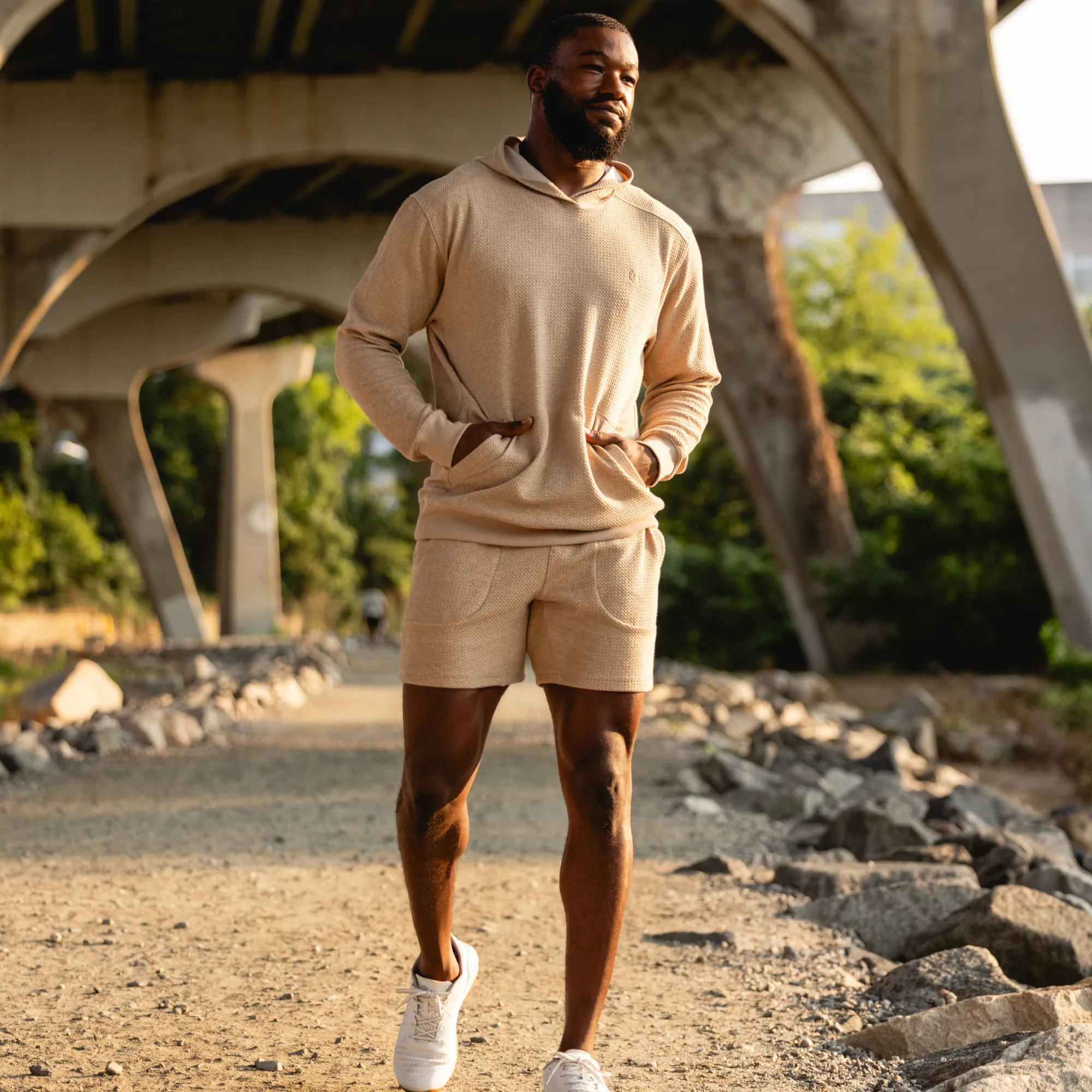 Men's Cloud Short Set (Almond)
