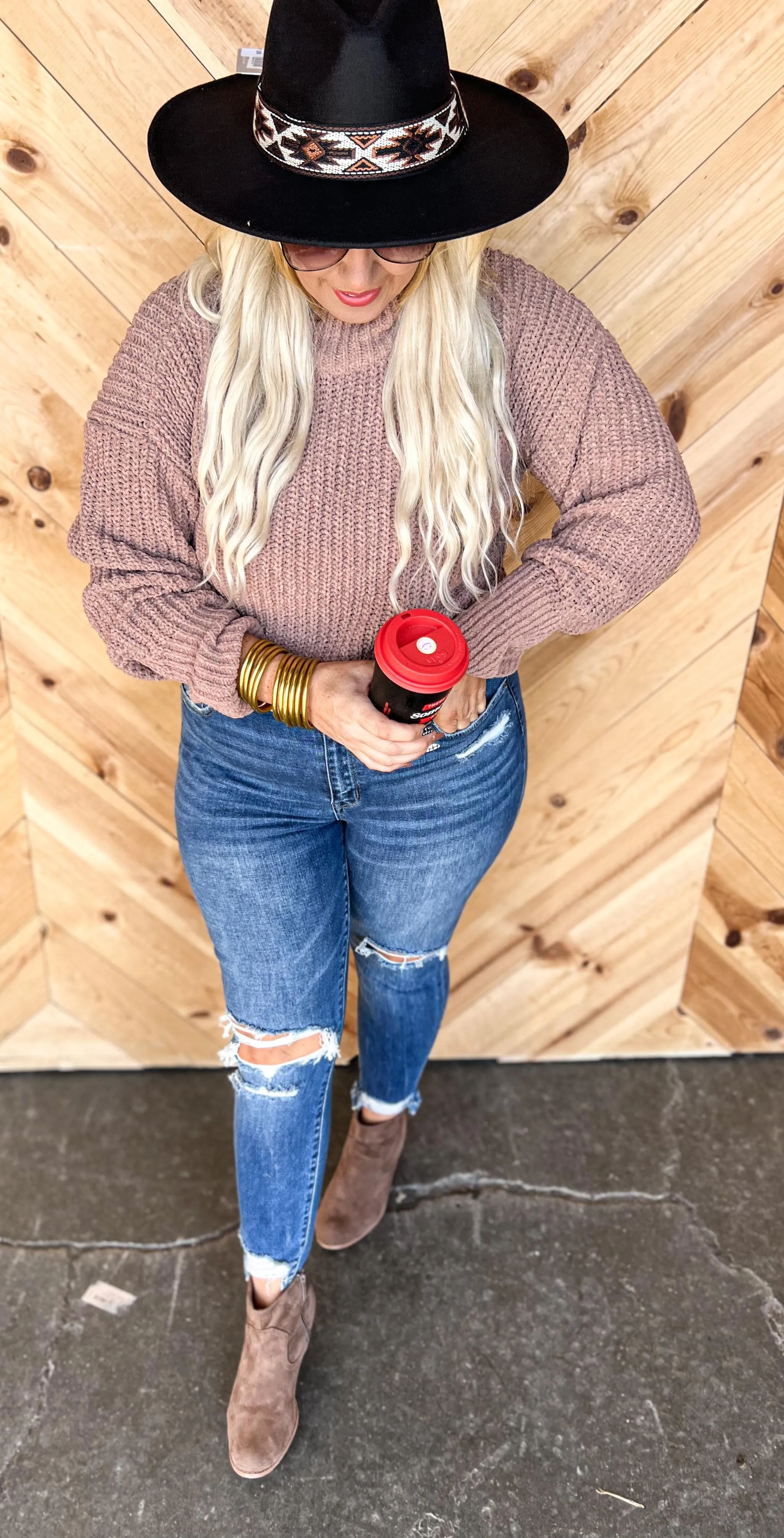 Mid Rise Crop Denim Skinny Jeans | Mica*