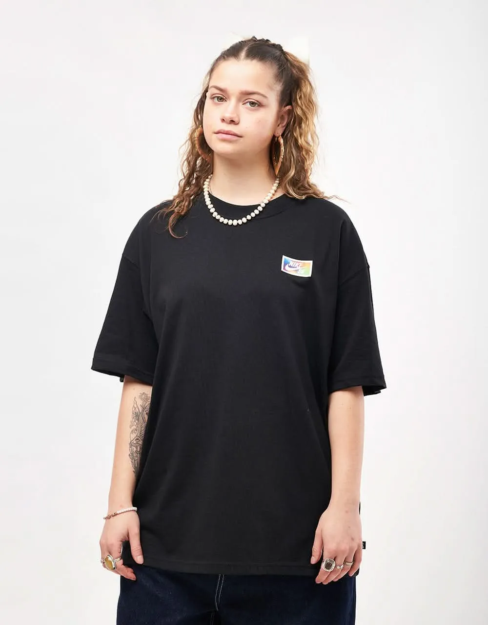 Nike SB Thumbprint T-Shirt - Black