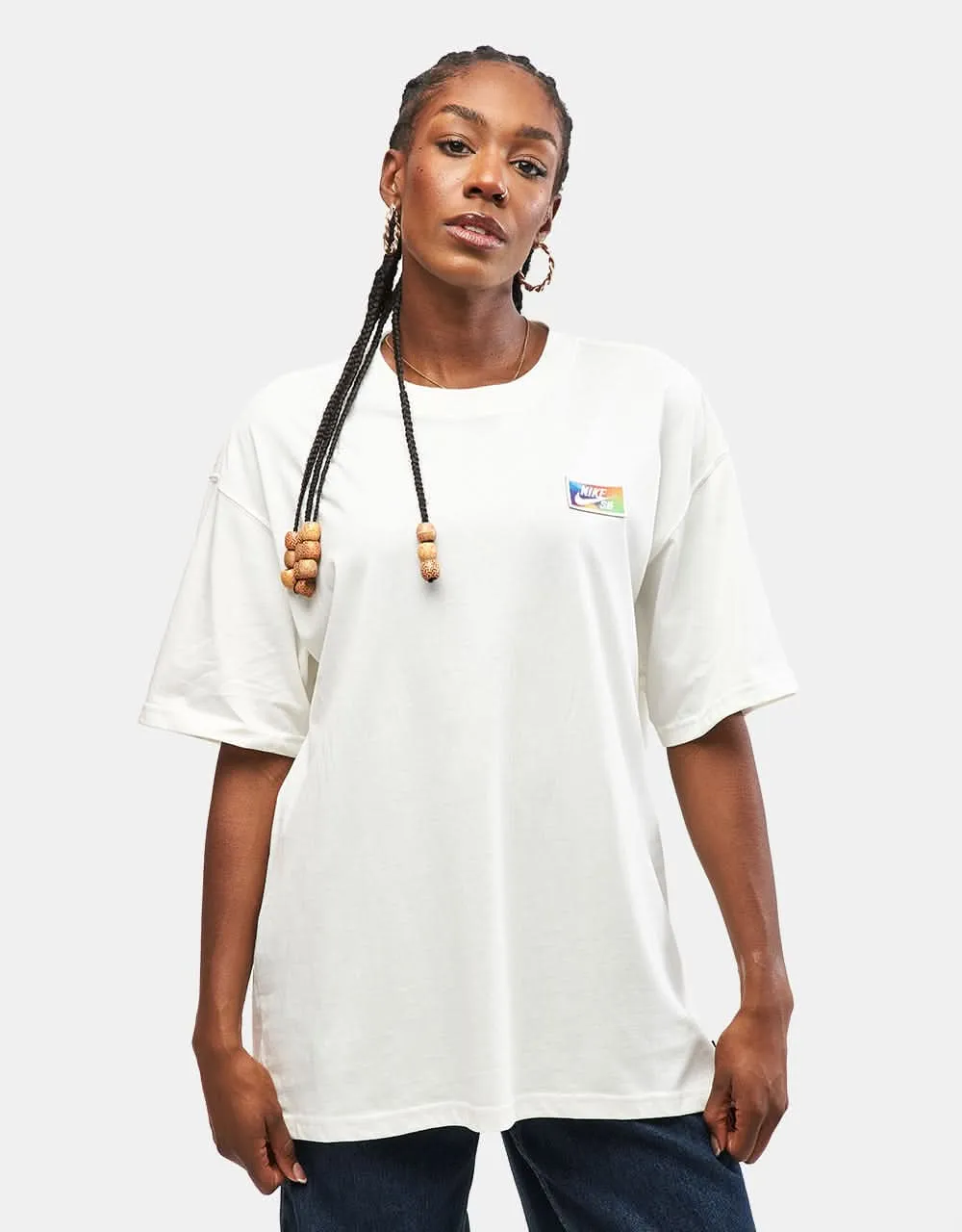 Nike SB Thumbprint T-Shirt - Sail