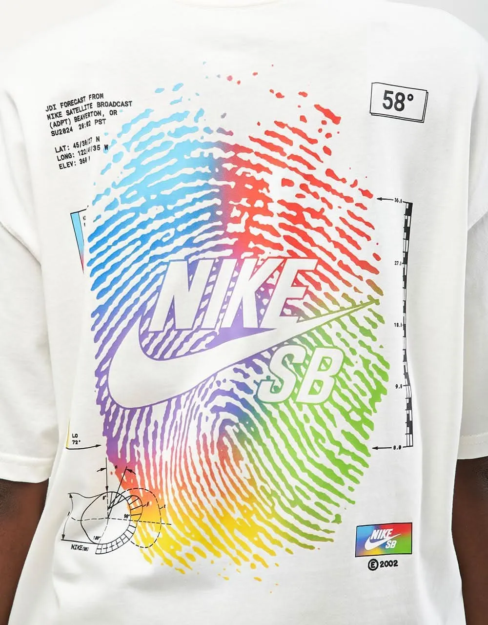 Nike SB Thumbprint T-Shirt - Sail