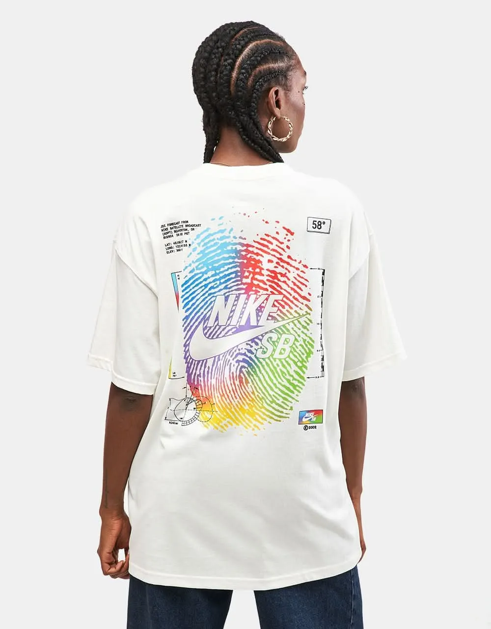 Nike SB Thumbprint T-Shirt - Sail