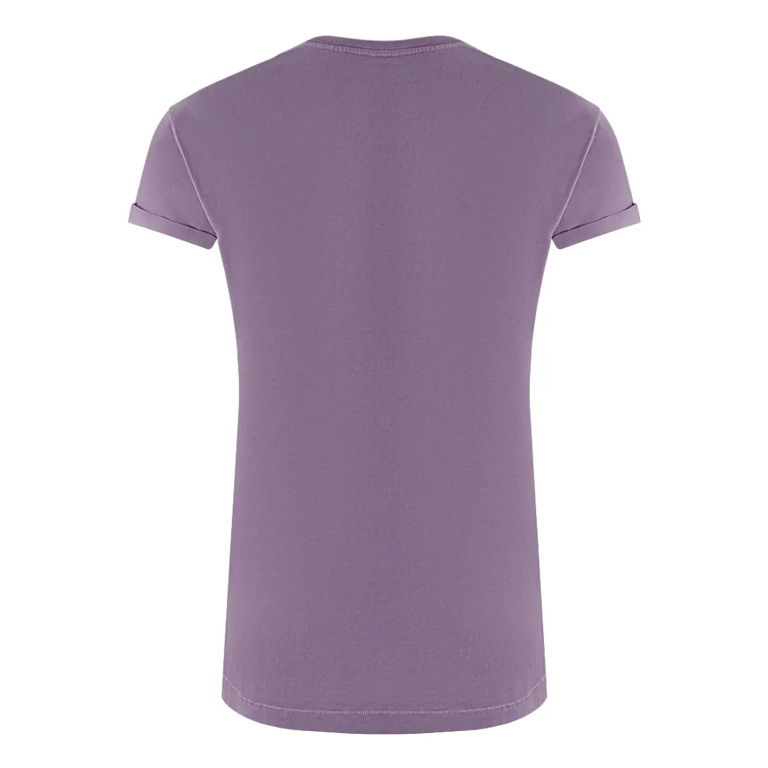 Parajumpers Toml Tee Brand Logo Amethyst T Shirt