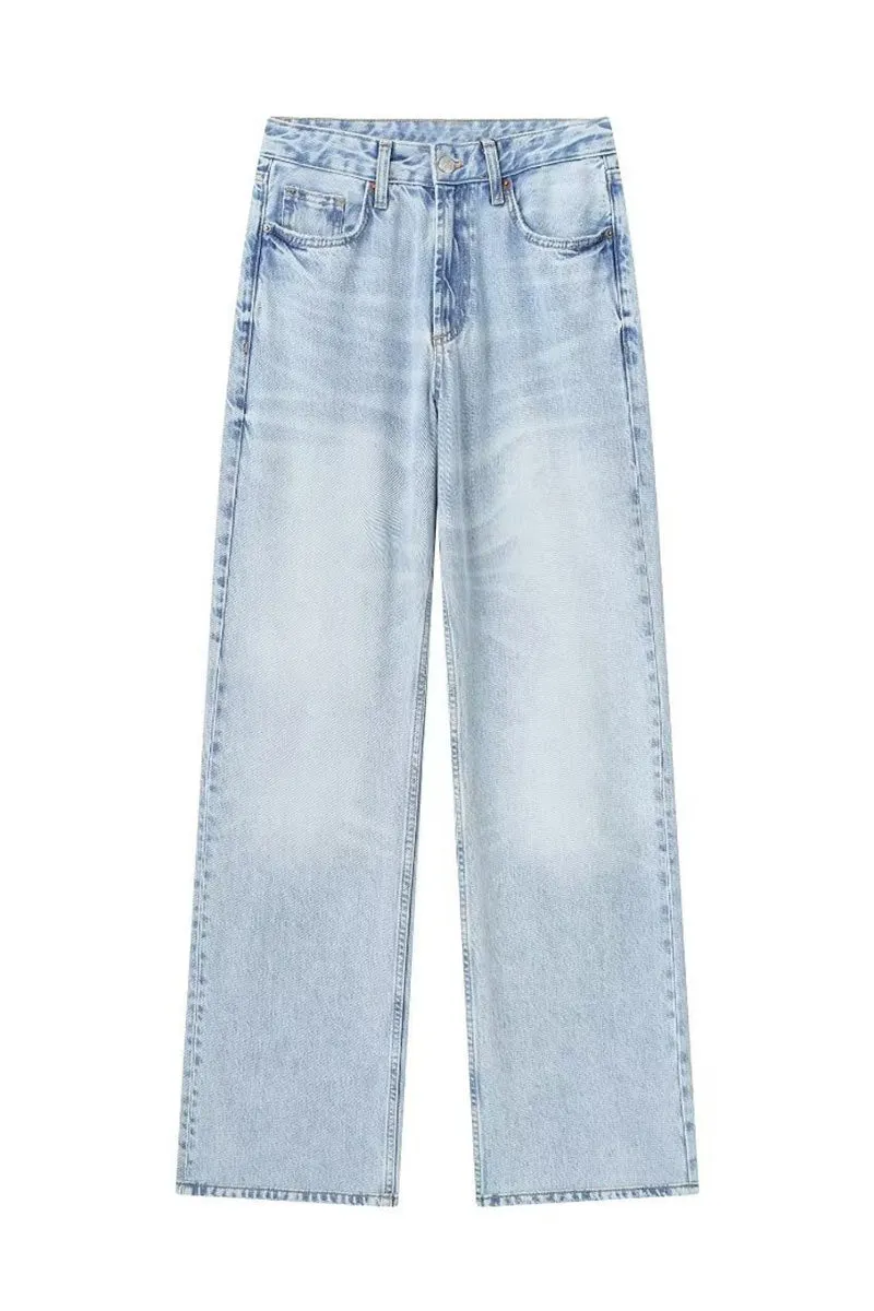 PK0659 Retro Denim Long Jeans
