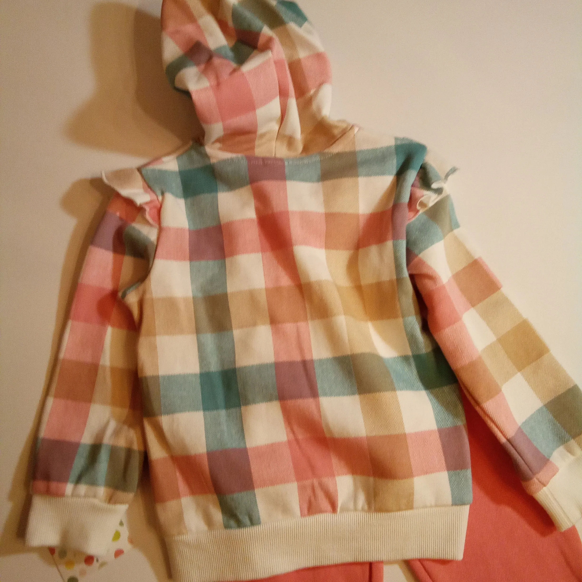 Plaid "Sweet" Hooded Jogger Set | Little Me