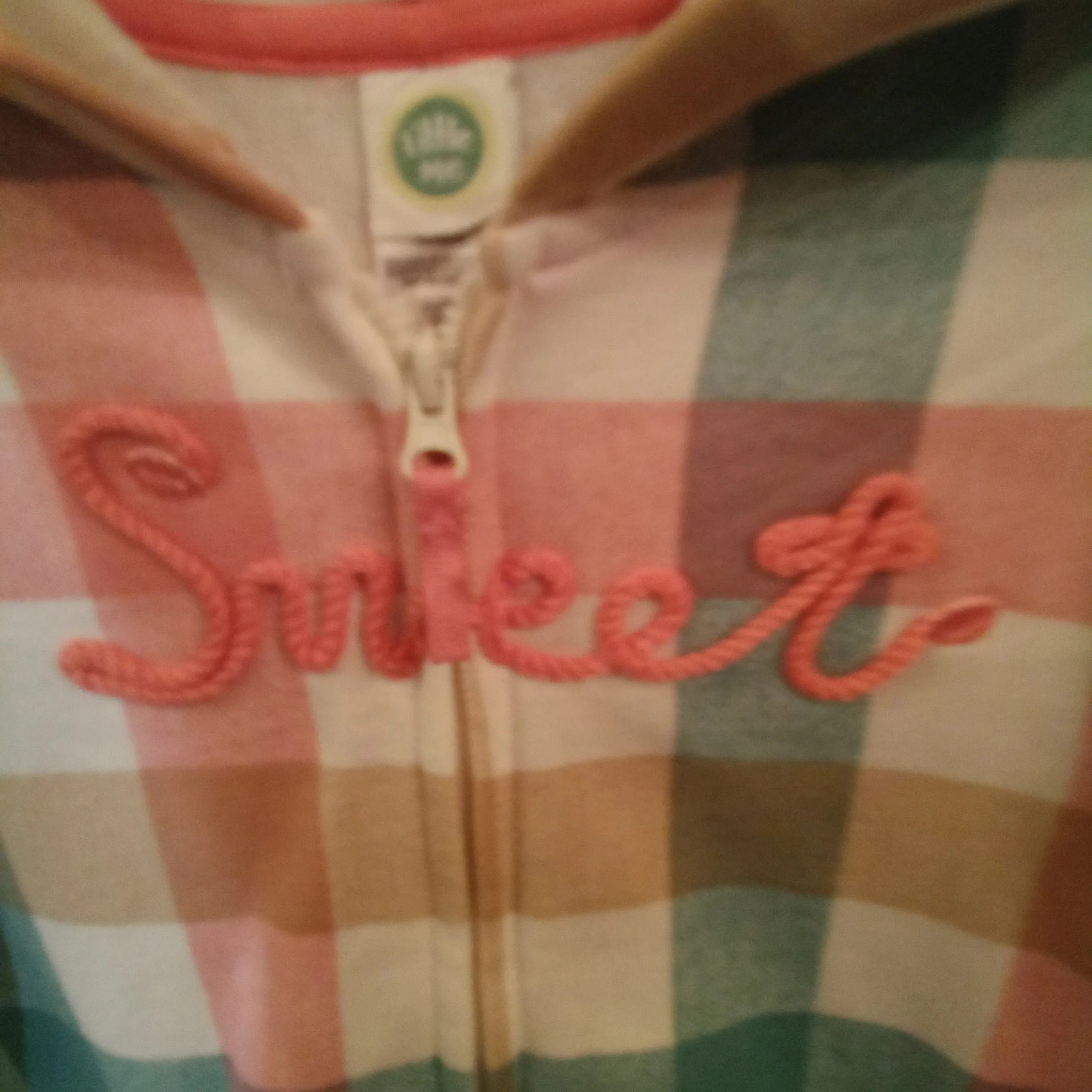 Plaid "Sweet" Hooded Jogger Set | Little Me