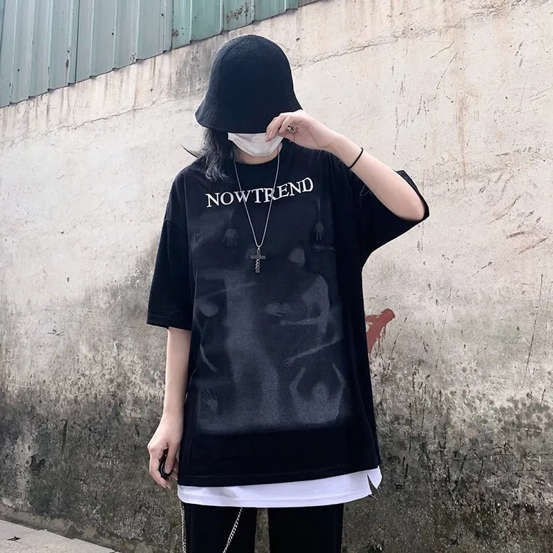 Struggling Shadow Graphic T-Shirt
