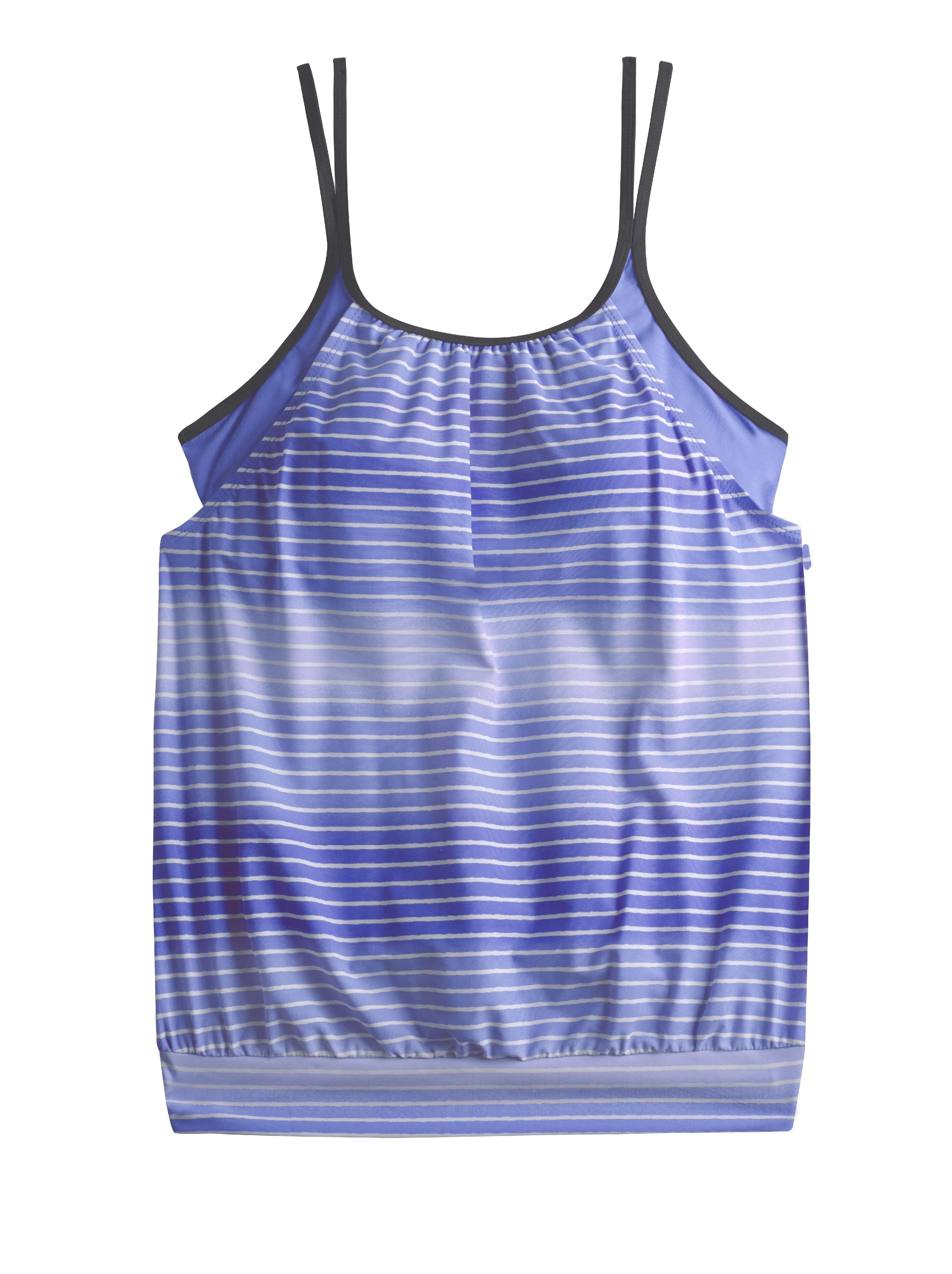 Surf Stripe Blouson Tankini Top