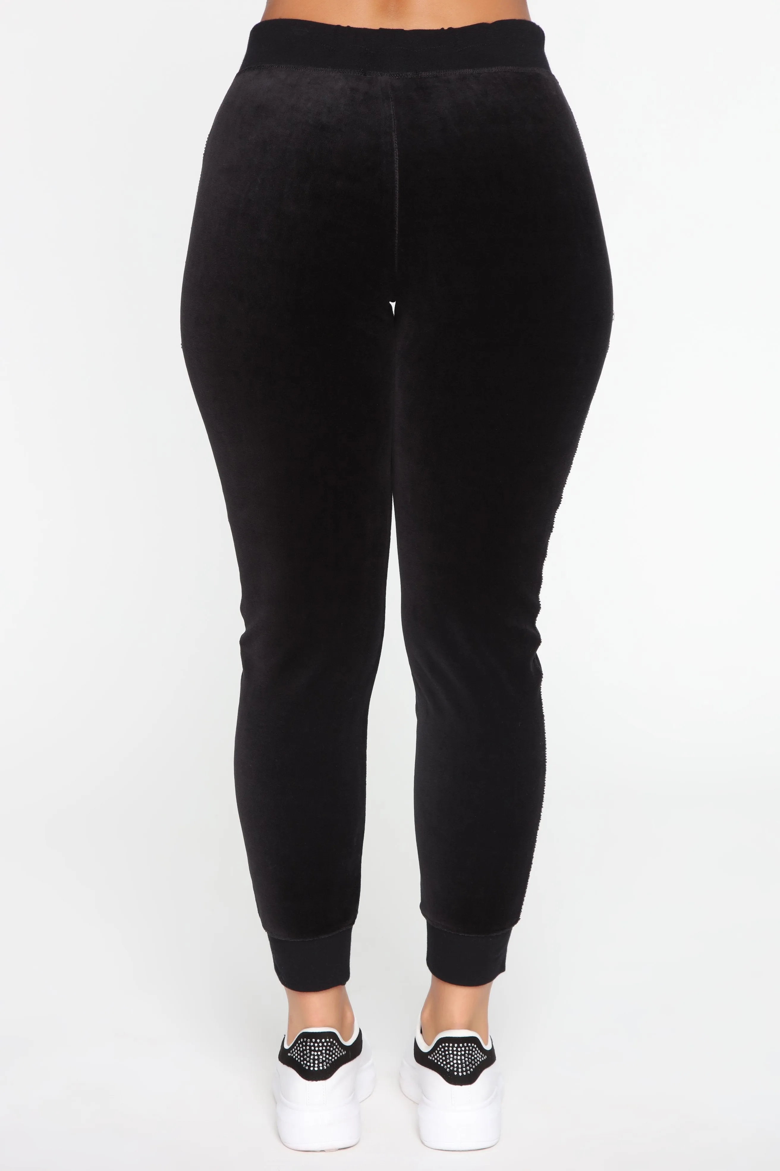 The Original Trendsetter Velour Set - Black