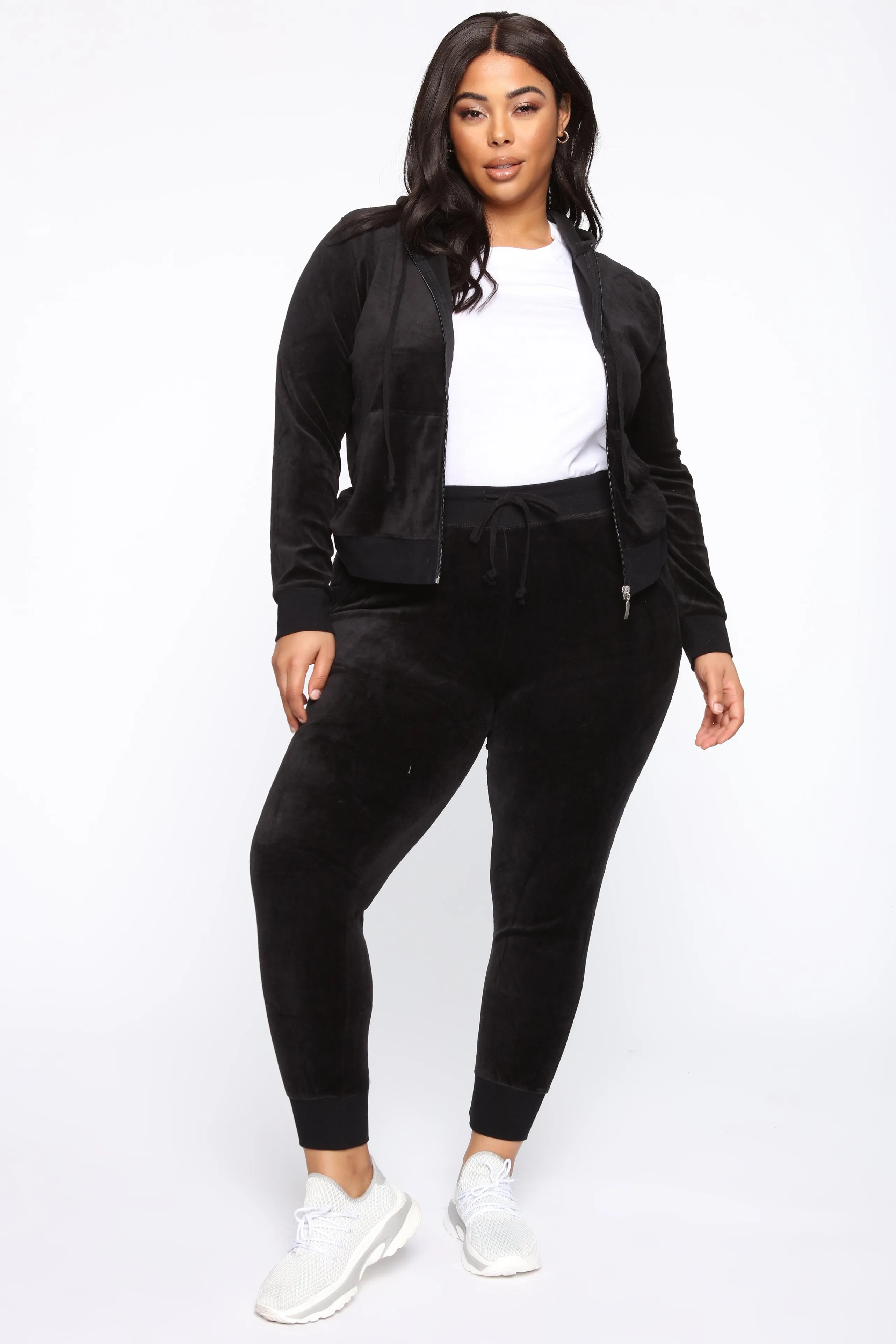 The Original Trendsetter Velour Set - Black