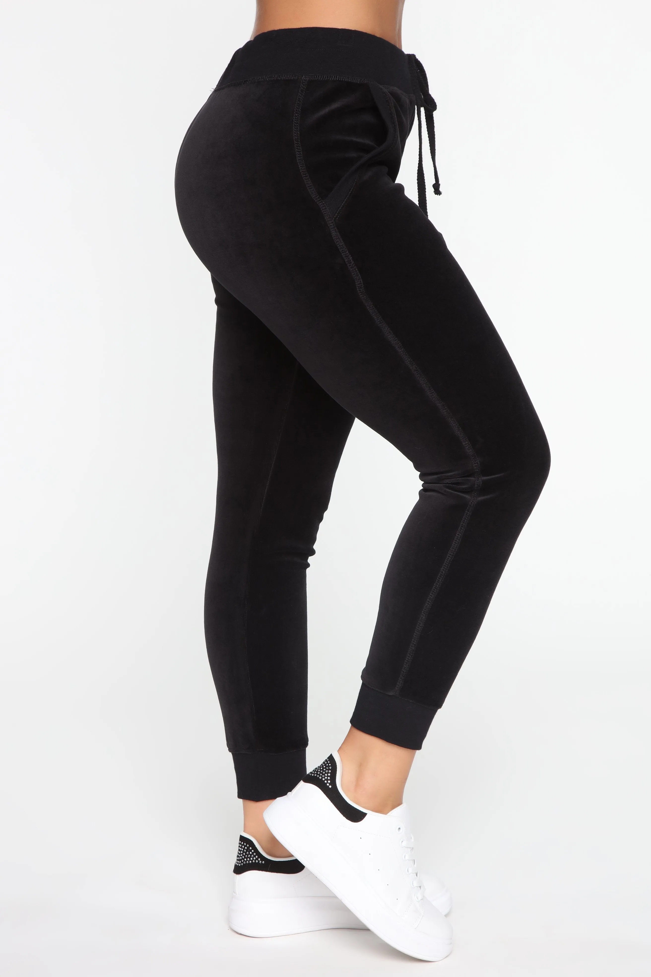 The Original Trendsetter Velour Set - Black