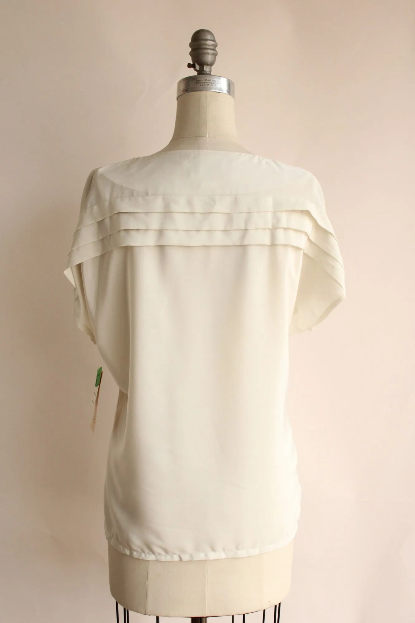 Vintage 1980s NWT Kaki Roberts Winter White Blouse
