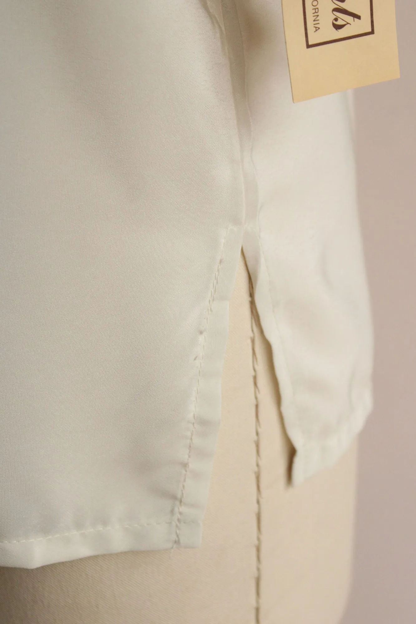 Vintage 1980s NWT Kaki Roberts Winter White Blouse