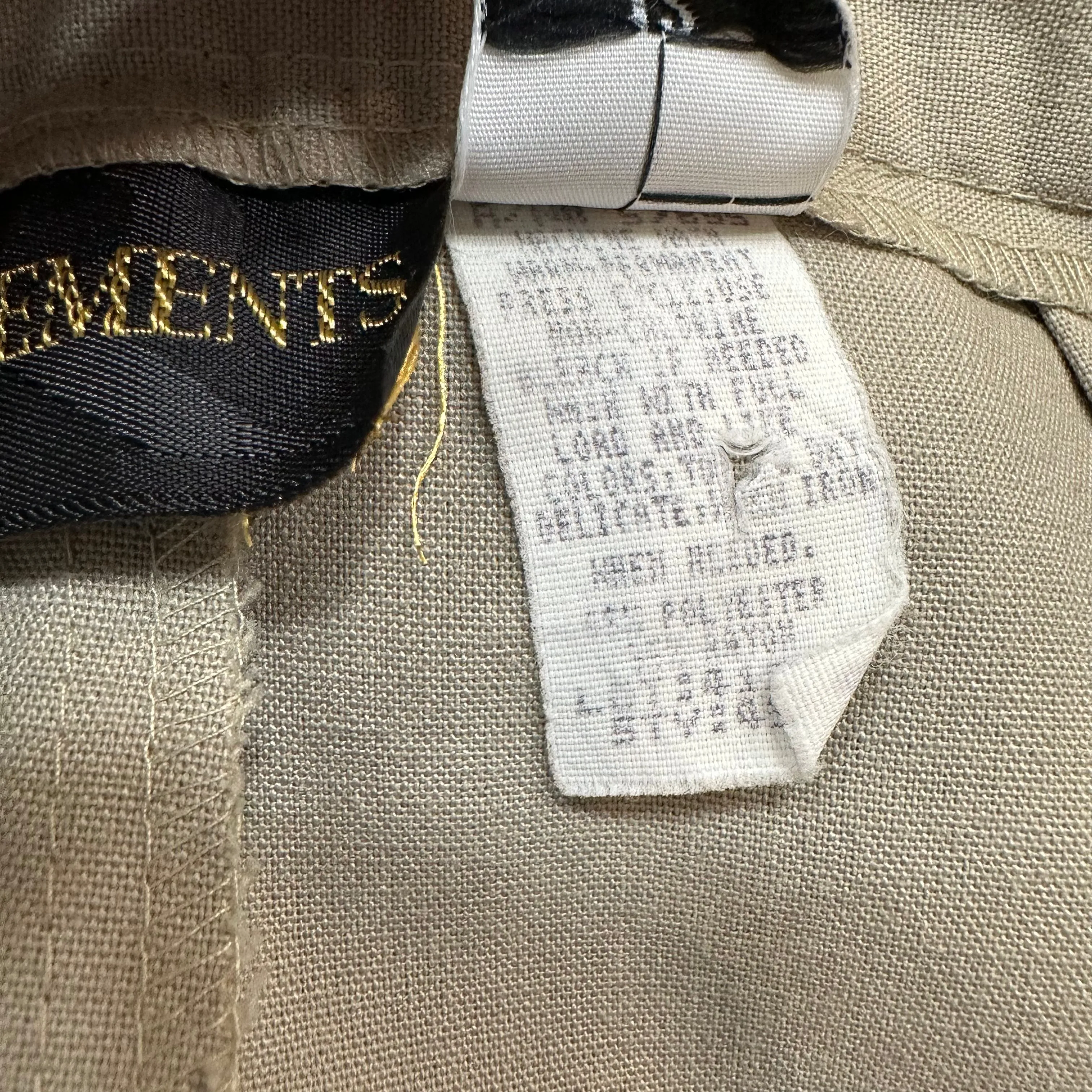 Vintage Requirements Trouser Pants Made in the USA 12 Tan Khaki Pleated High Rise