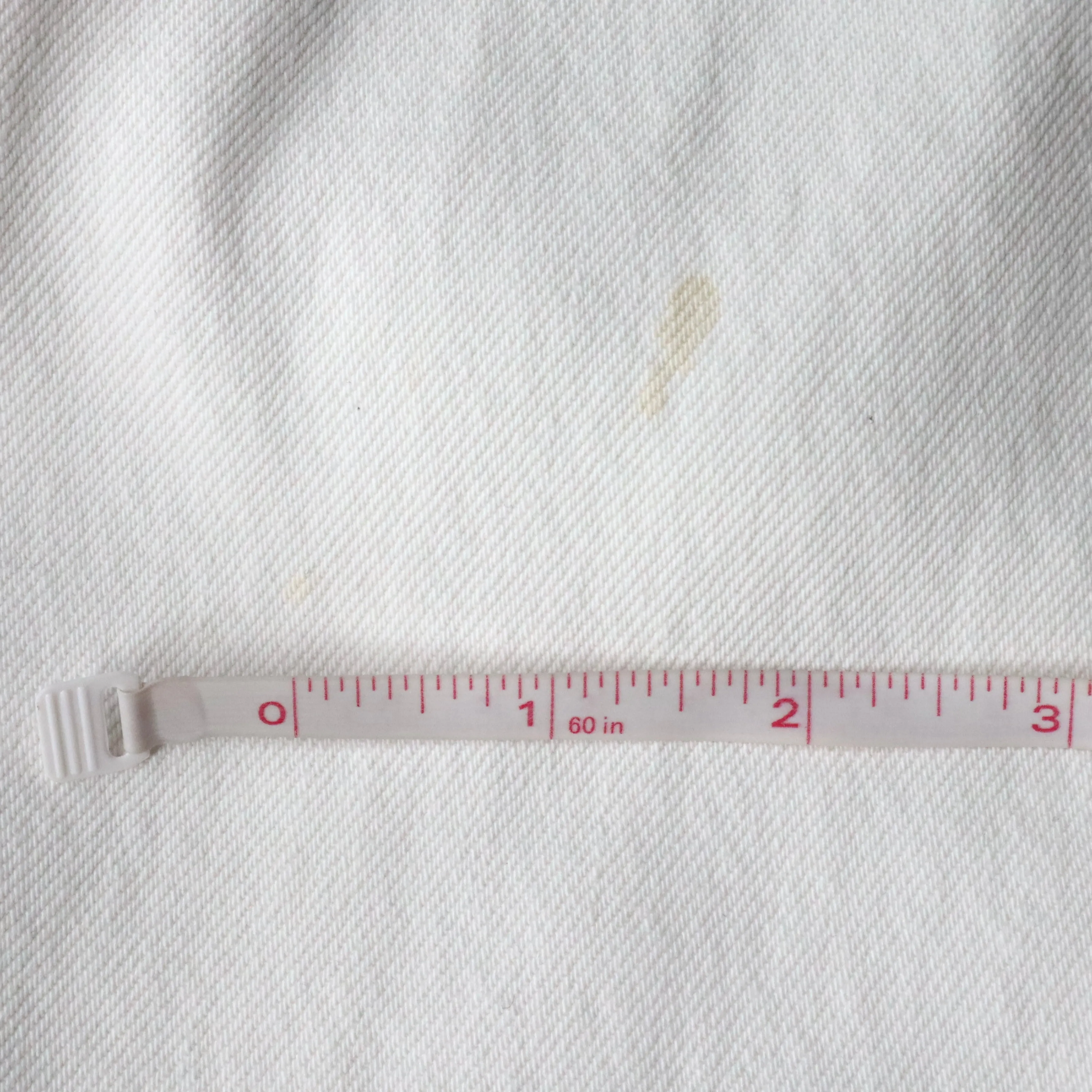 White 501 Levi's Jeans (S-M)